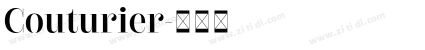 Couturier字体转换