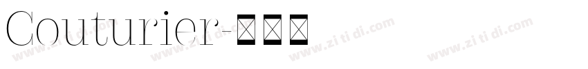 Couturier字体转换