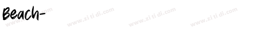 Beach字体转换