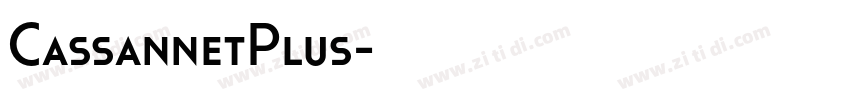 CassannetPlus字体转换