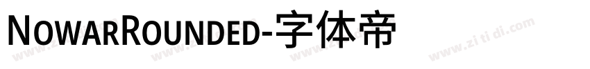 NowarRounded字体转换