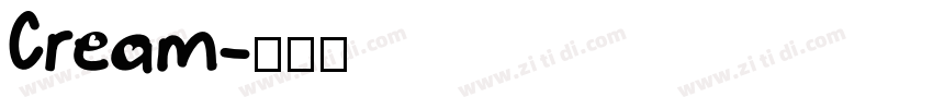 Cream字体转换