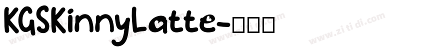 KGSKinnyLatte字体转换