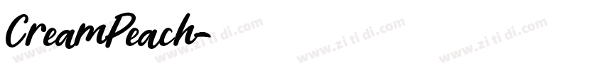 CreamPeach字体转换