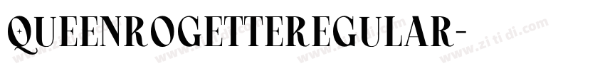 QueenRogetteRegular字体转换