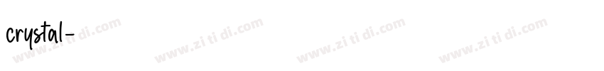 crystal字体转换