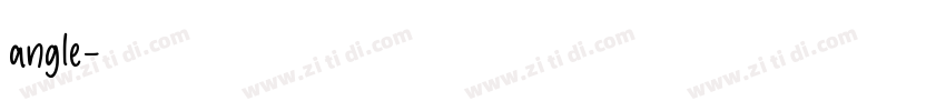 angle字体转换
