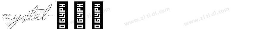 crystal字体转换
