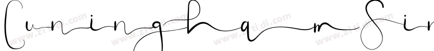 CuninghamSingleton字体转换