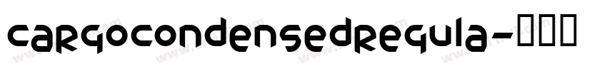 CargoCondensedRegula字体转换