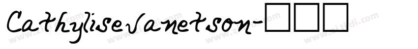 CathyliseJanetson字体转换