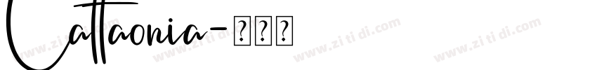 Cattaonia字体转换