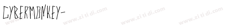 CyberMonkey字体转换