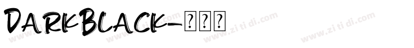 DarkBlack字体转换