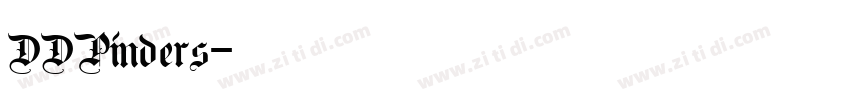 DDPinders字体转换