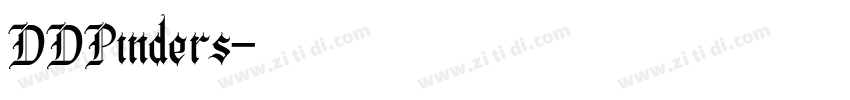 DDPinders字体转换