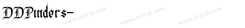 DDPinders字体转换