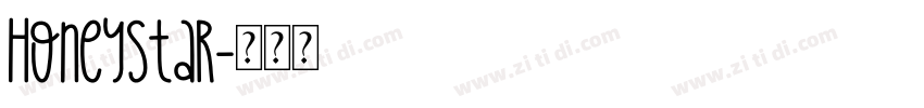 Honeystar字体转换