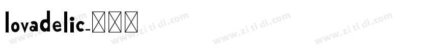 lovadelic字体转换