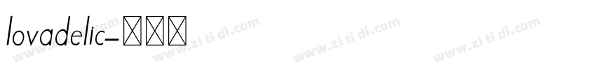 lovadelic字体转换