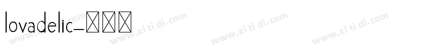 lovadelic字体转换
