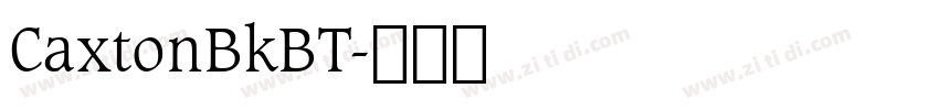CaxtonBkBT字体转换