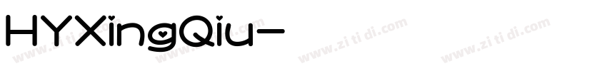HYXingQiu字体转换