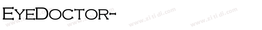 EyeDoctor字体转换