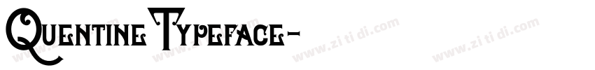 QuentineTypeface字体转换