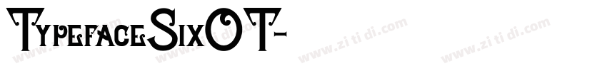 TypefaceSixOT字体转换