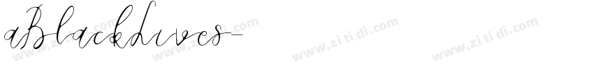 aBlackLives字体转换