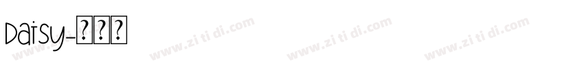 Daisy字体转换