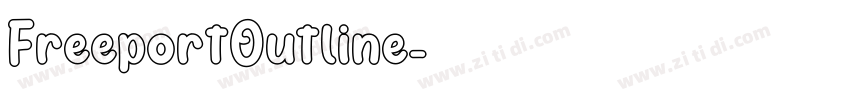 FreeportOutline字体转换