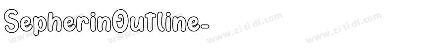 SepherinOutline字体转换
