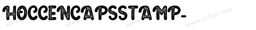 HOCCENCAPSSTAMP字体转换
