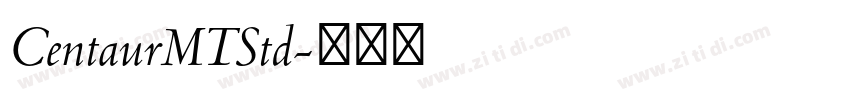 CentaurMTStd字体转换