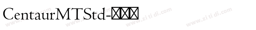 CentaurMTStd字体转换