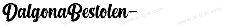 DalgonaBestolen字体转换