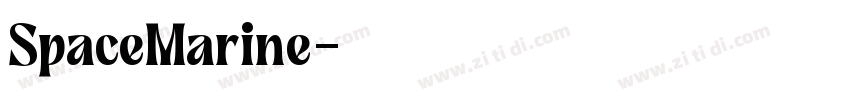 SpaceMarine字体转换