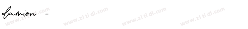 damion字体字体转换