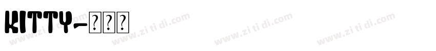 Kitty字体转换