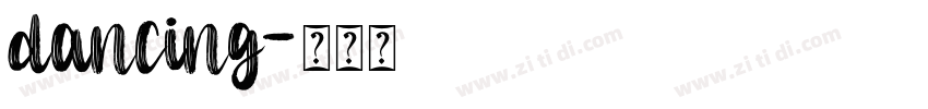 dancing字体转换