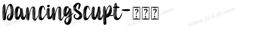 DancingScupt字体转换