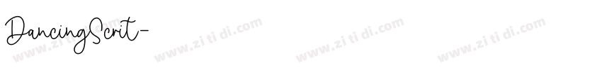 DancingScrit字体转换