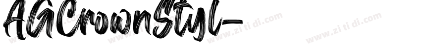 AGCrownStyl字体转换