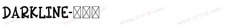 Darkline字体转换