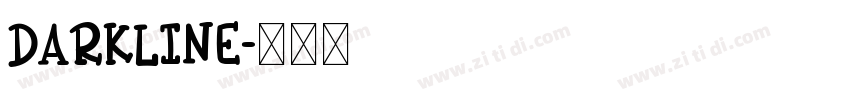 Darkline字体转换