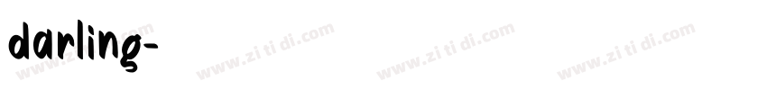 darling字体转换