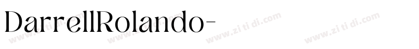 DarrellRolando字体转换