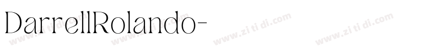 DarrellRolando字体转换